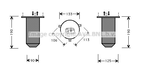 AVA QUALITY COOLING Осушитель, кондиционер BWD218